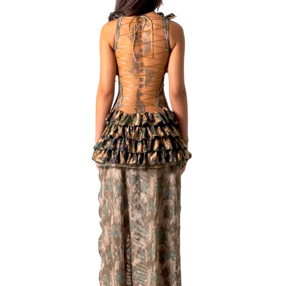 SOLD (cross-listed) NWT Bye Bambi Natalya camo dress - Picture 2 of 4